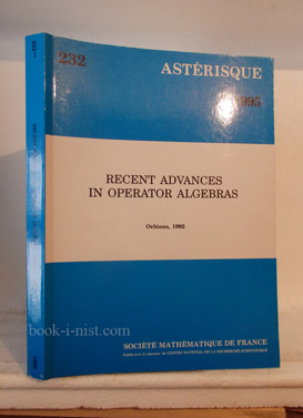 Фото:  Resent Advances in Operator Algebras